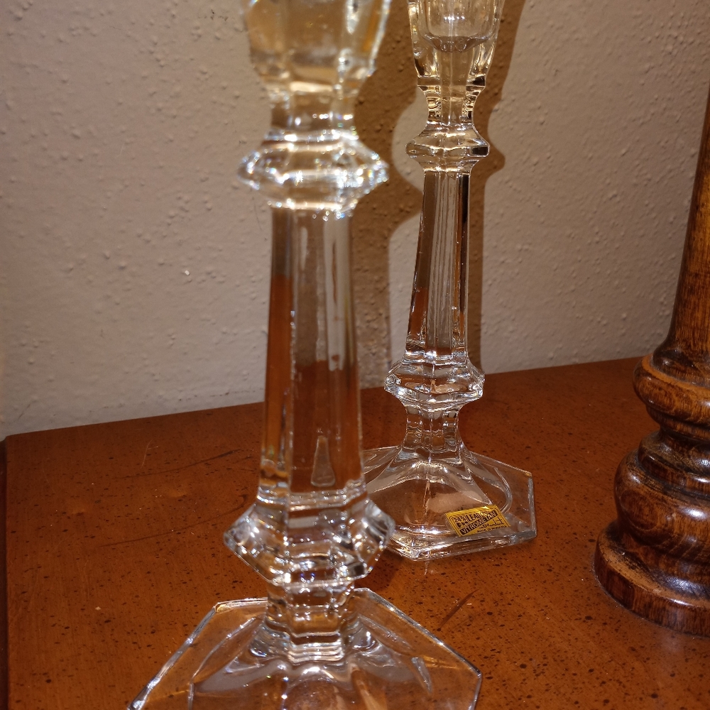 Vitrometan Crystal Candle Holders - Picture 2 of 13